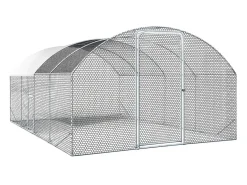 15 m² kurnik kopułowy "Cocorico" - 5 x 3 m - stal ocynkowana
