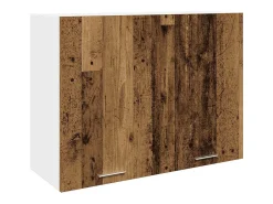 7 pcs armário de cozinha conjunto deriv. madeira Lyon madeira velha