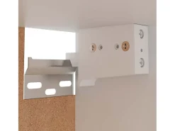 7 pcs conjunto armários de cozinha derivados de madeira Lyon branco