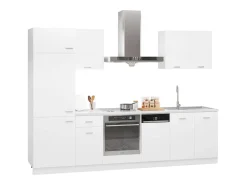 7 pcs conjunto armários de cozinha derivados de madeira Lyon branco