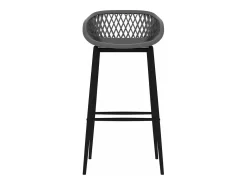 7 pcs conjunto de bar branco e cinzento