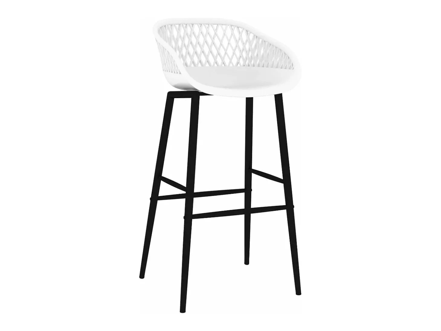 7 pcs conjunto de bar branco