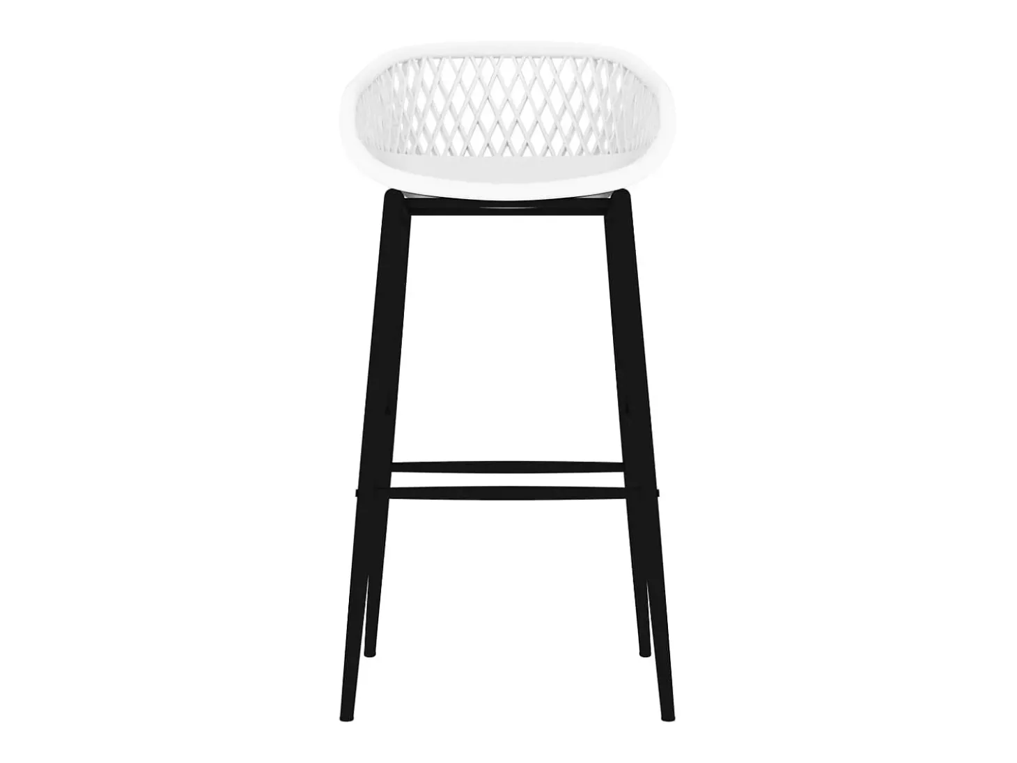 7 pcs conjunto de bar branco