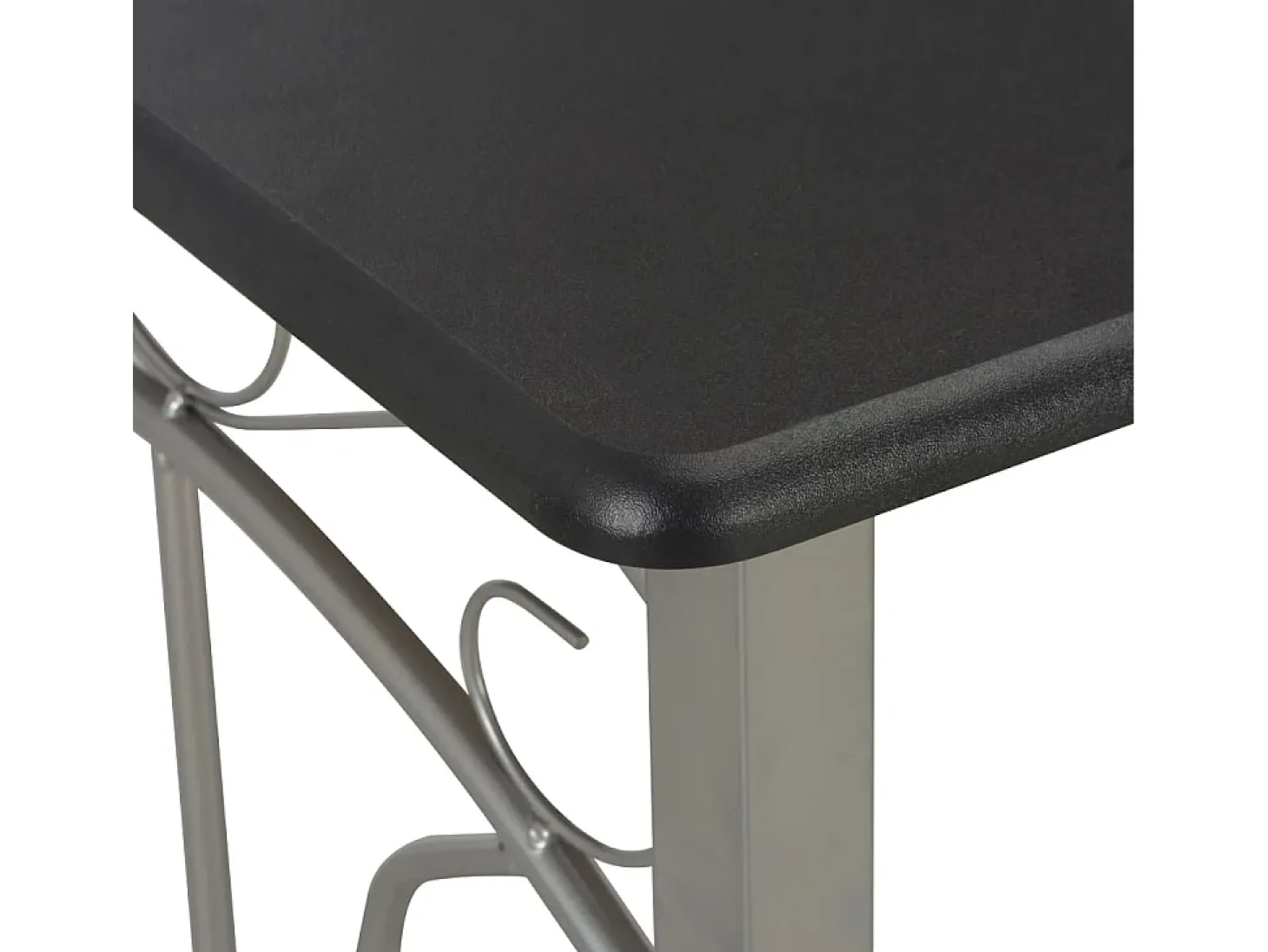 3 pcs conjunto de bar em madeira e aço preto