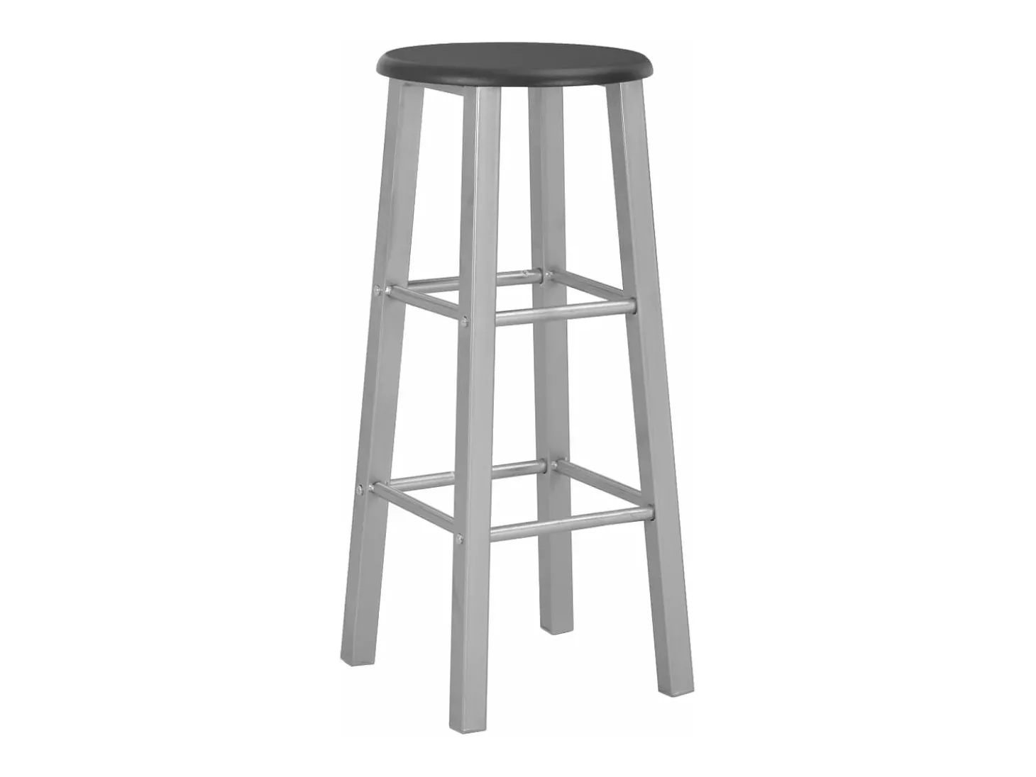 3 pcs conjunto de bar em madeira e aço preto