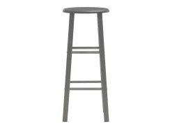 3 pcs conjunto de bar em madeira e aço antracite