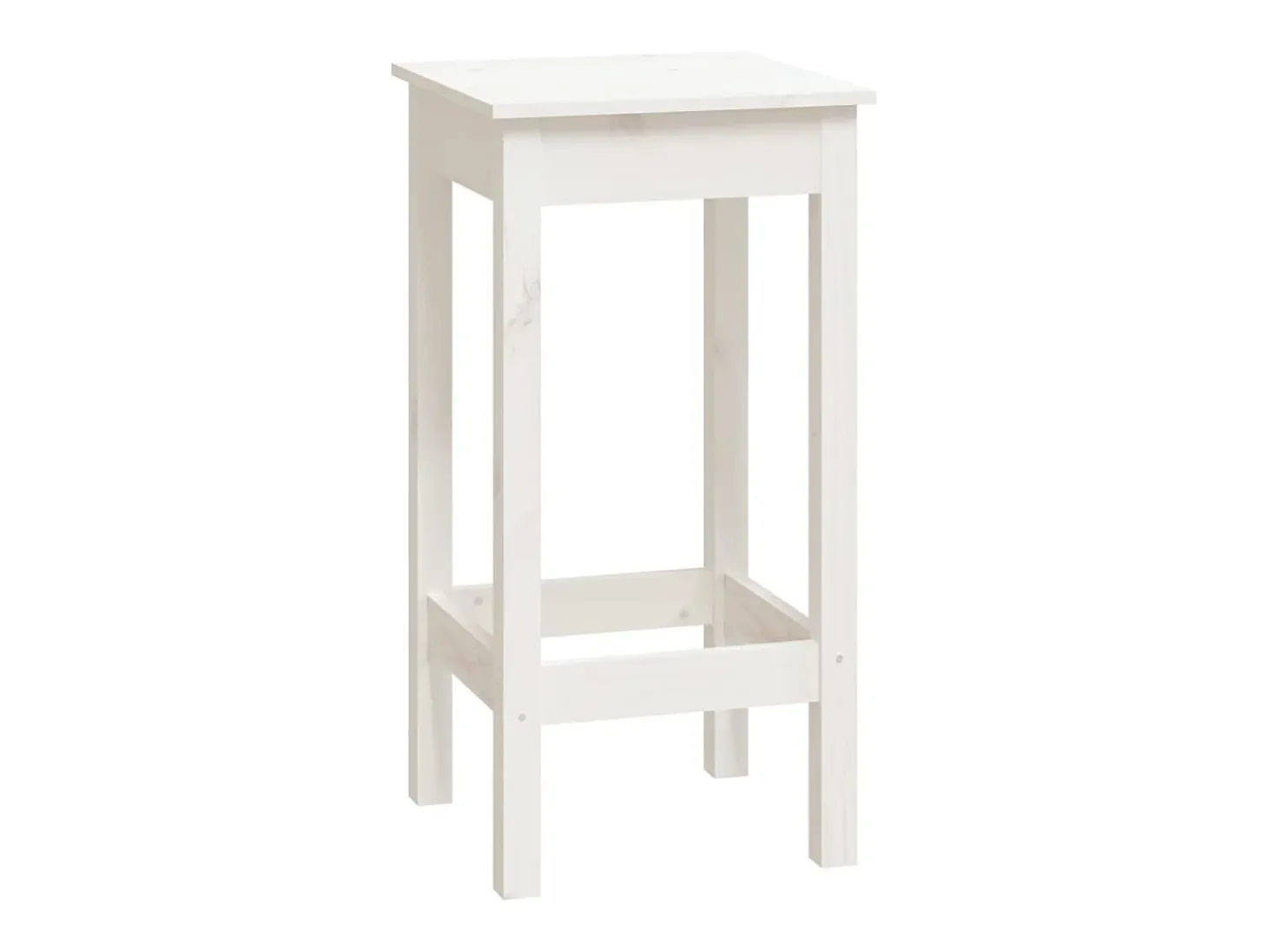 9 pcs conjunto de bar pinho maciço branco