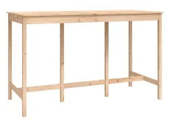 9 pcs conjunto de bar pinho maciço
