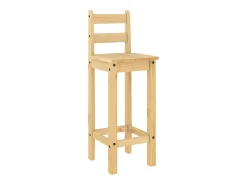 5 pcs conjunto de bar pinho maciço