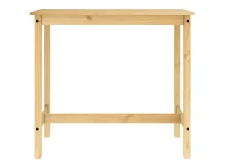 5 pcs conjunto de bar pinho maciço