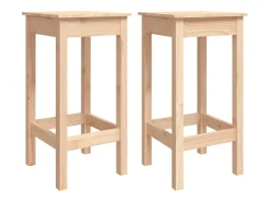 3 pcs conjunto de bar pinho maciço
