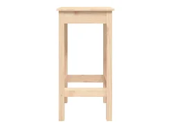 3 pcs conjunto de bar pinho maciço