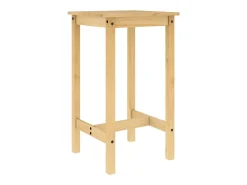 5 pcs conjunto de bar pinho maciço