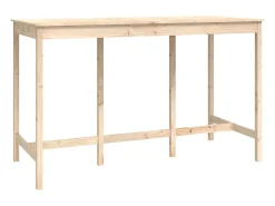 9 pcs conjunto de bar pinho maciço