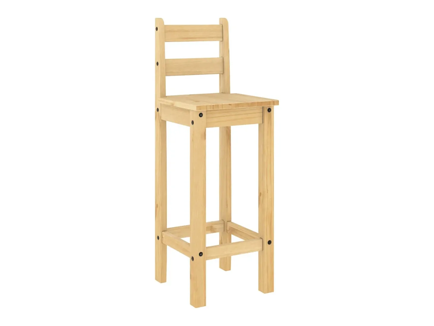 3 pcs conjunto de bar pinho maciço