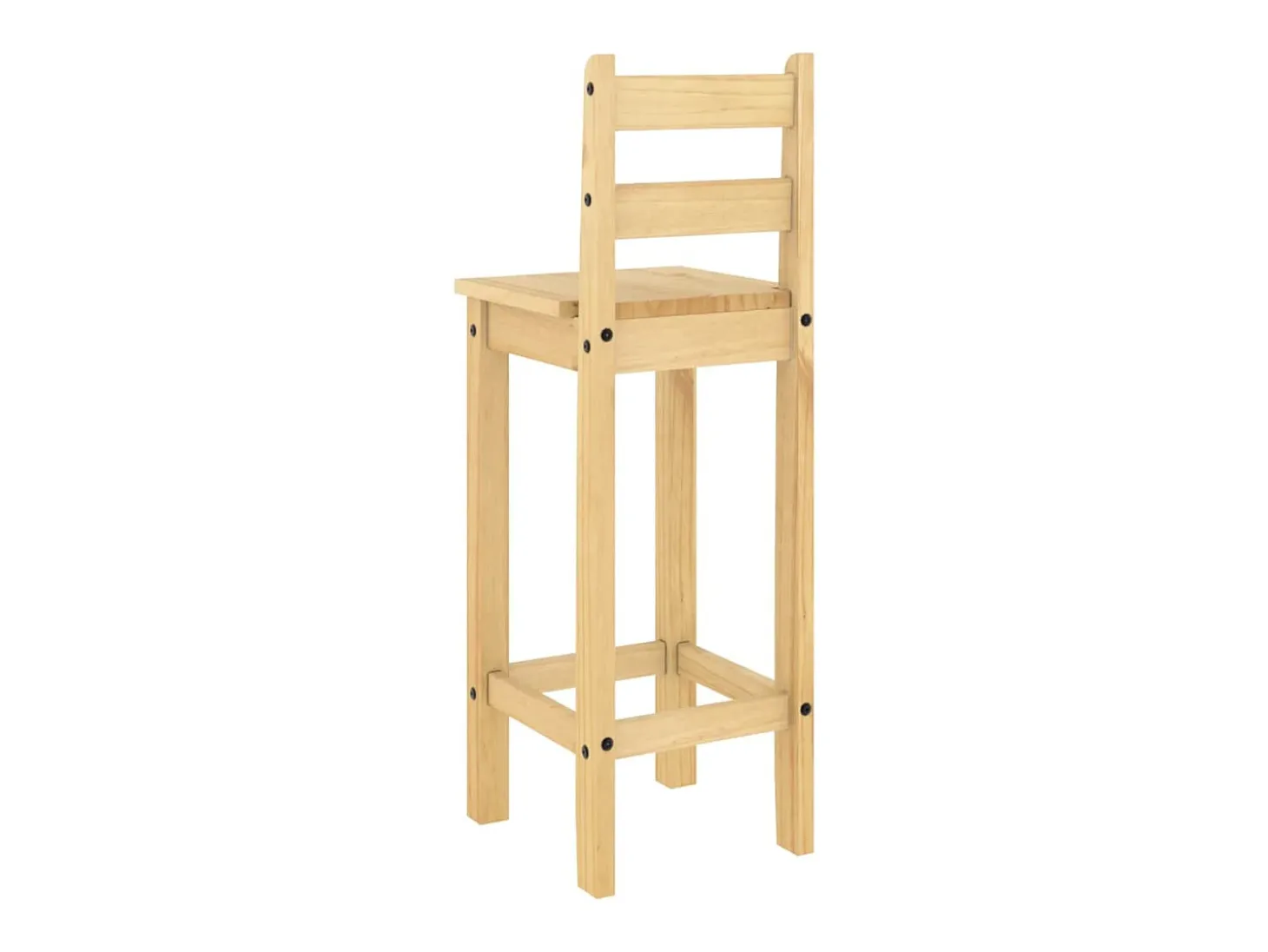 3 pcs conjunto de bar pinho maciço