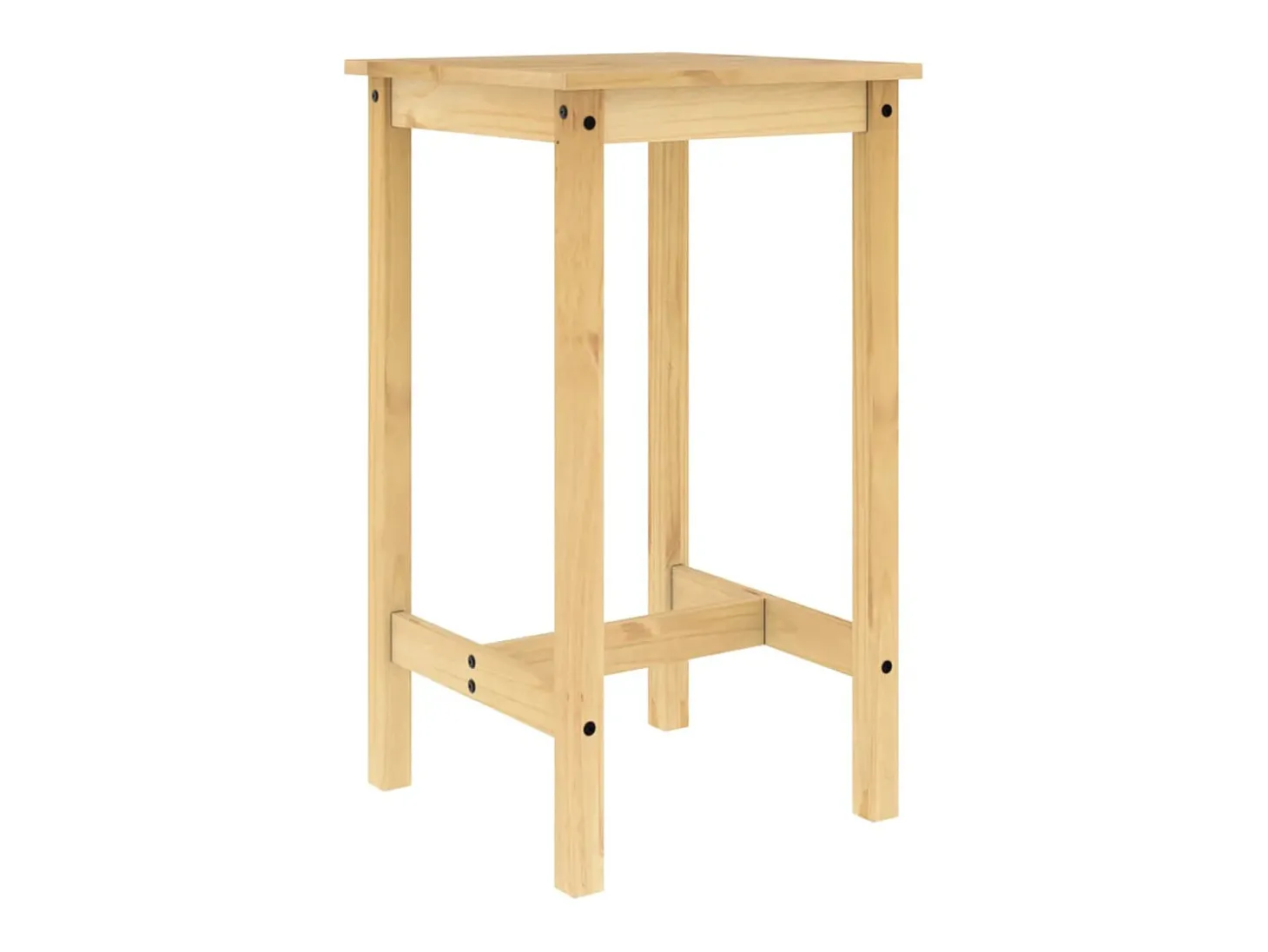 3 pcs conjunto de bar pinho maciço