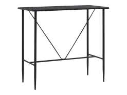 5 pcs conjunto de bar plástico preto