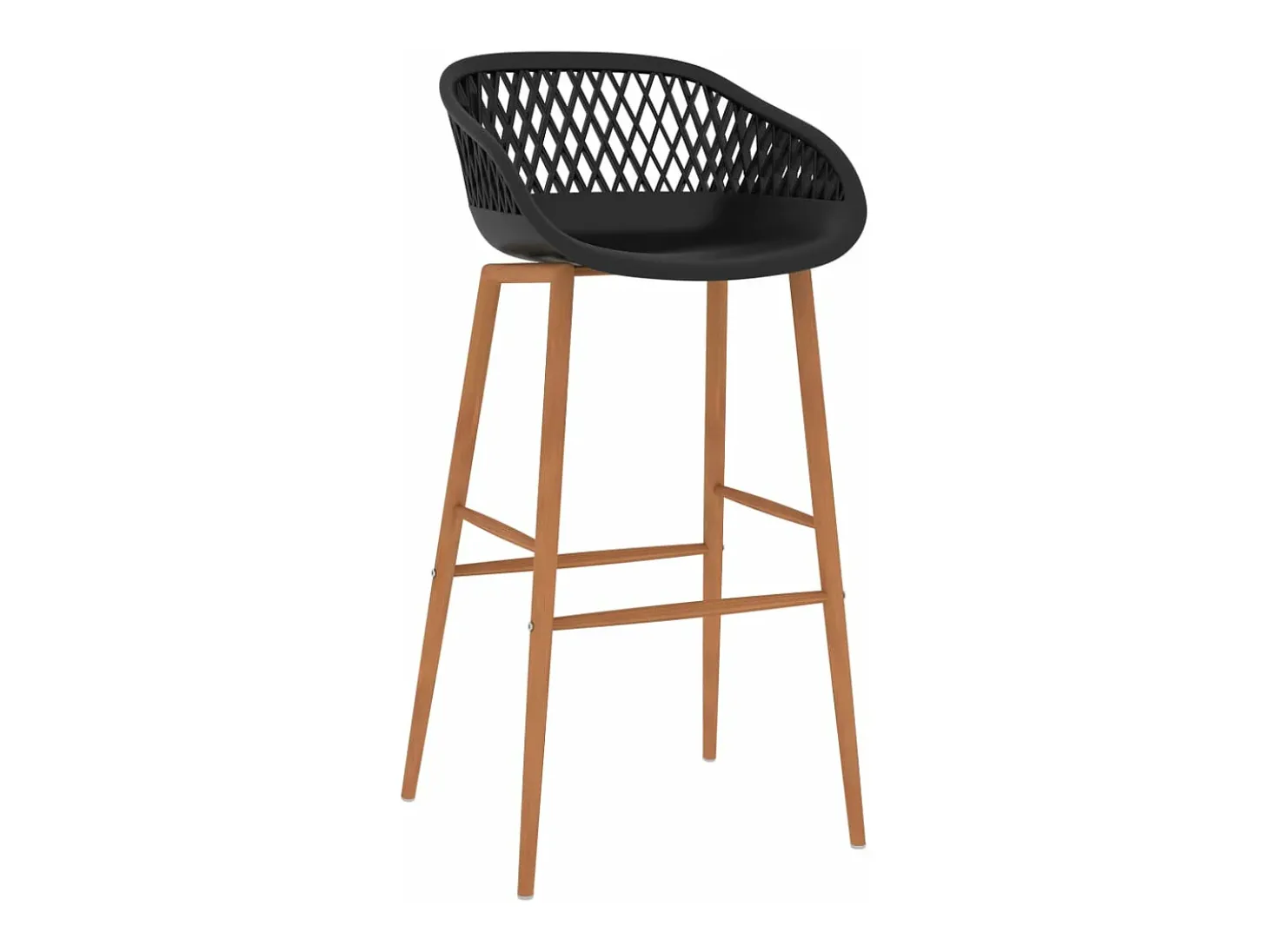 7 pcs conjunto de bar preto