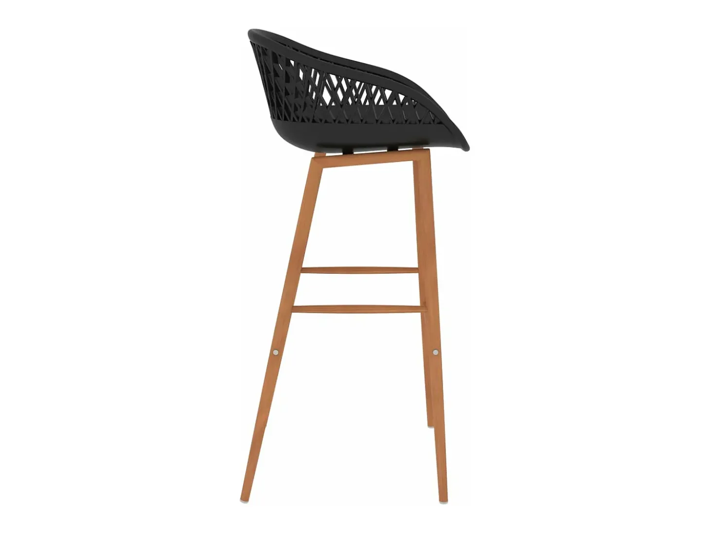 7 pcs conjunto de bar preto