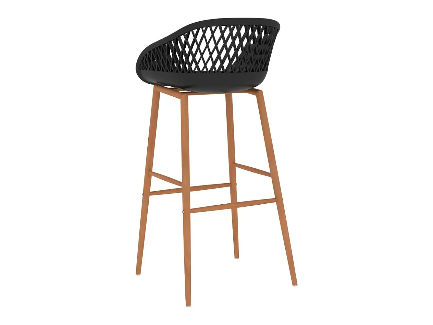 7 pcs conjunto de bar preto