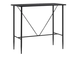 5 pcs conjunto de bar tecido cinzento-escuro