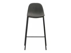 5 pcs conjunto de bar tecido cinzento-escuro