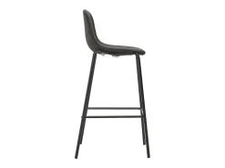 5 pcs conjunto de bar tecido cinzento-escuro