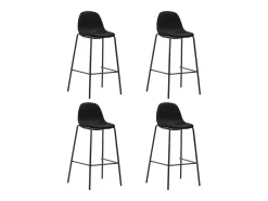 5 pcs conjunto de bar tecido preto