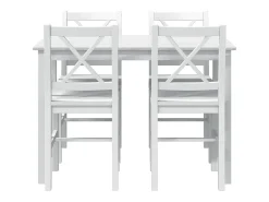 5 pcs Conjunto de jantar branco