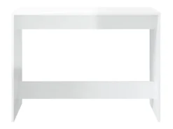 3 pcs conjunto de jantar derivados de madeira branco brilhante