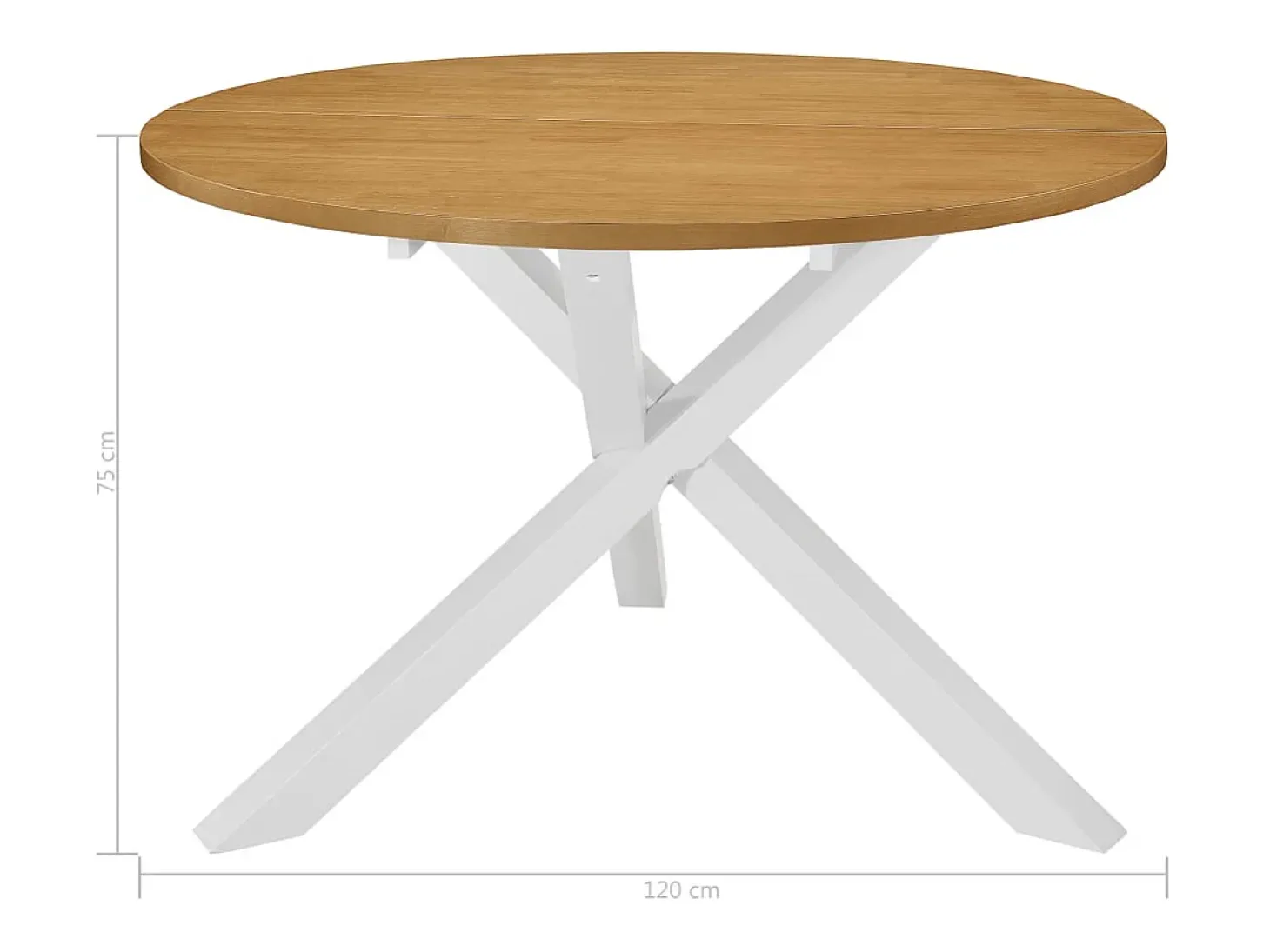 5 pcs conjunto de jantar MDF branco