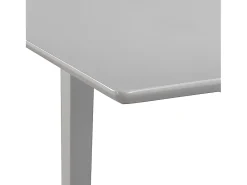 5 pcs conjunto de jantar MDF cinzento