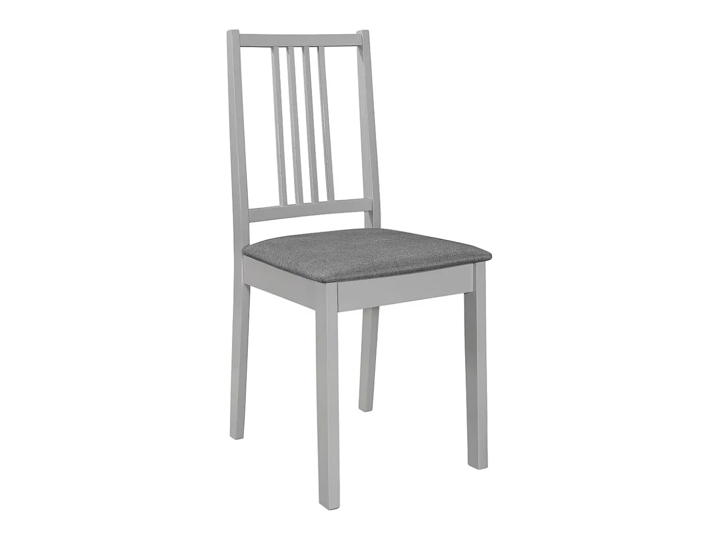 5 pcs conjunto de jantar MDF cinzento
