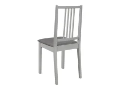 5 pcs conjunto de jantar MDF cinzento