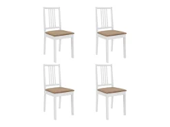 5 pcs conjunto de jantar MDF branco