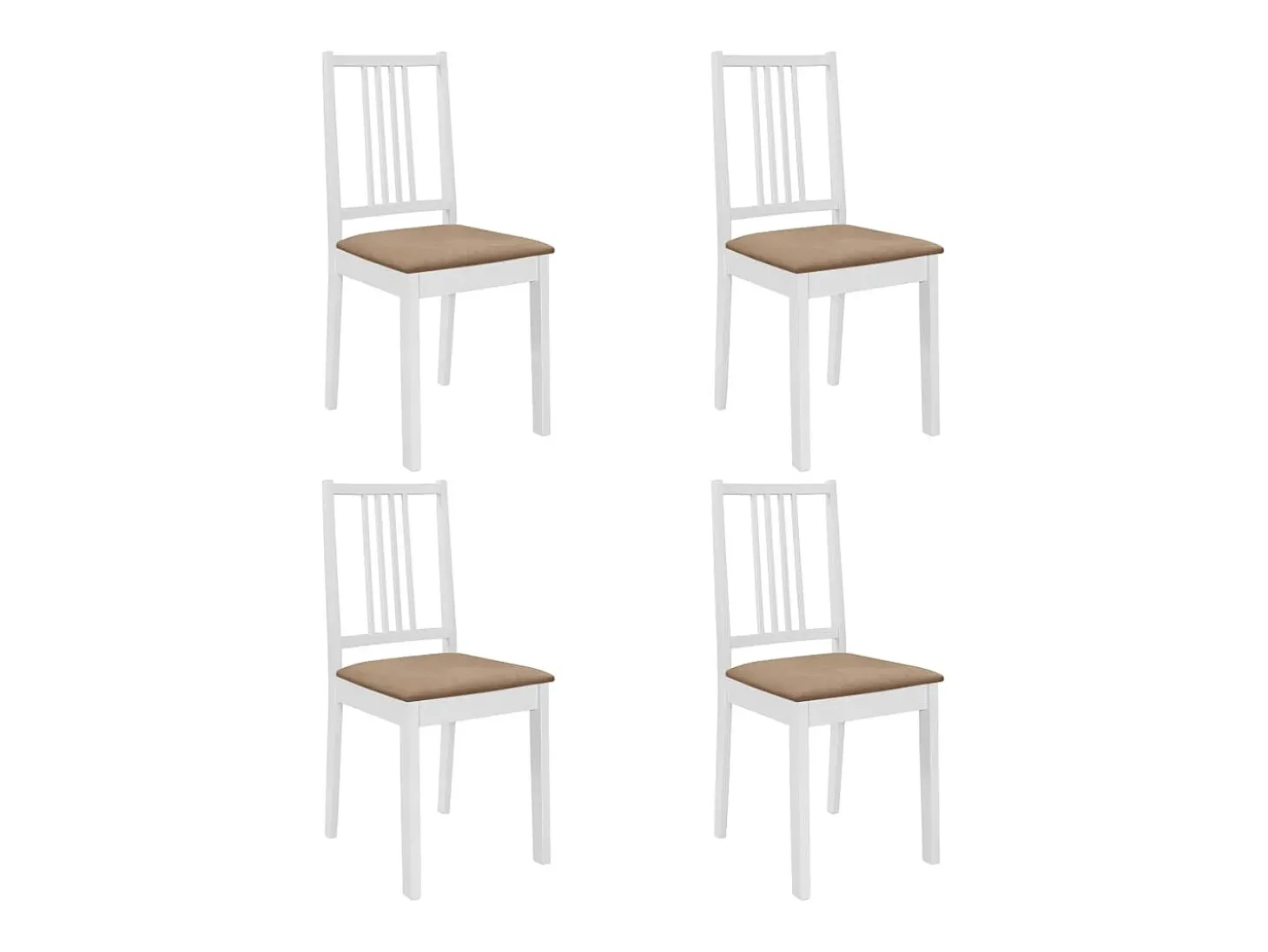 5 pcs conjunto de jantar MDF branco