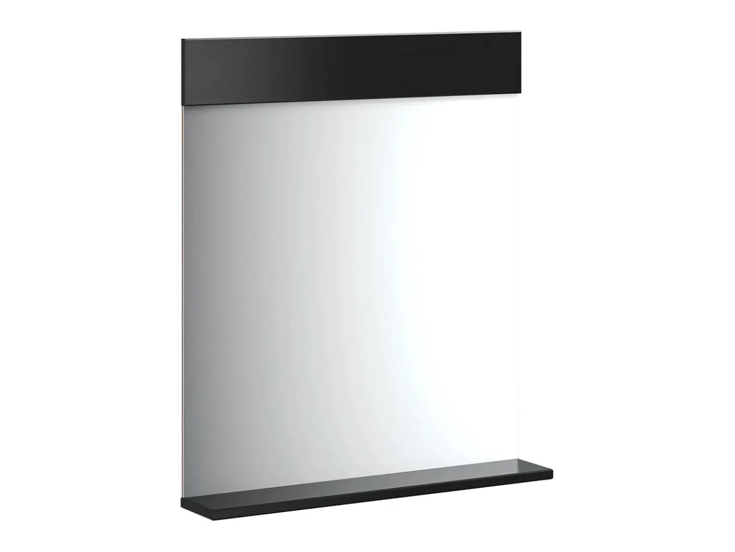 4 pcs conjunto de móveis para WC BERG pinho maciço preto