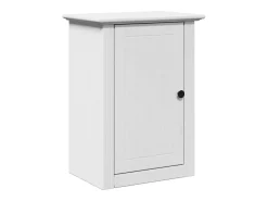 3 pcs conjunto de móveis para WC BODO pinho maciço branco