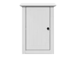 3 pcs conjunto de móveis para WC BODO pinho maciço branco