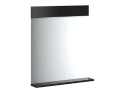 3 pcs conjunto de móveis para WC BERG pinho maciço preto