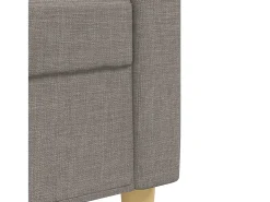3 pcs conjunto de sofás c/ almofadas/apoio pés tecido