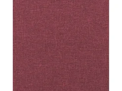 3 pcs conjunto de sofás com almofadões tecido vermelho tinto