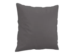 3 pcs conjunto de sofás com almofadas couro artificial cinzento