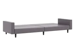 2 pcs conjunto de sofás couro artificial cinzento