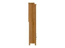 2 pcs conjunto móveis p/ casa de banho madeira de pinho maciça