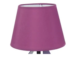Abajur TOSEL CARCASSONNE tecido coluna bege D30 x H51 cm
