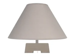 Abajur TOSEL MARY A LT2 tecido cilindro branco D16 x H24 cm