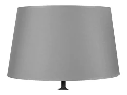 Abajur TOSEL MIDGARD tecido tripé preto D22 x H41 cm