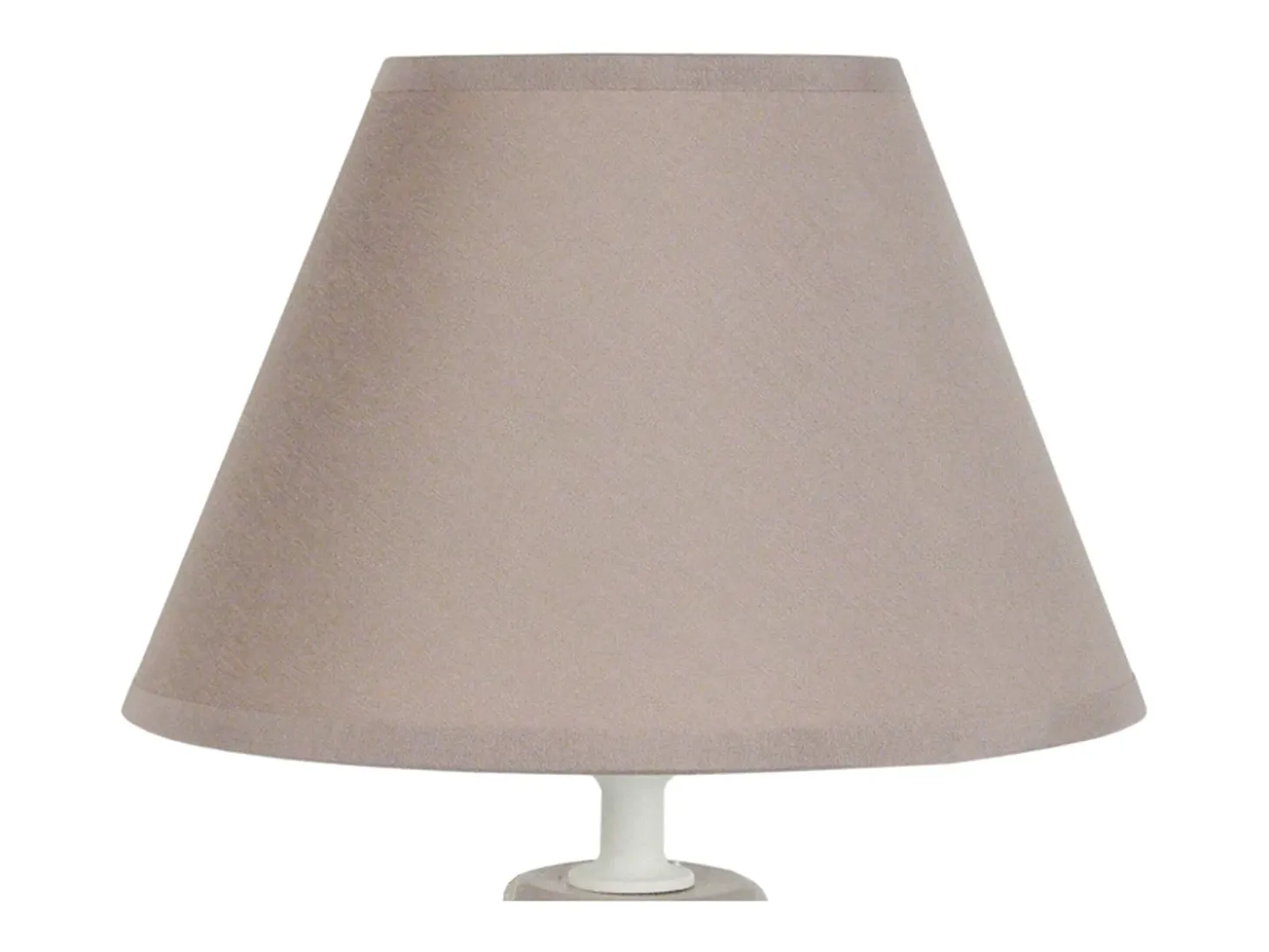 Abajur TOSEL OLYMPIA LT2 metal geométrico preto D25 x H28,5 cm